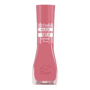 Imagem de Esmalte Dailus Color Nude Cada um Tem o Seu Cor Rose com 8ml