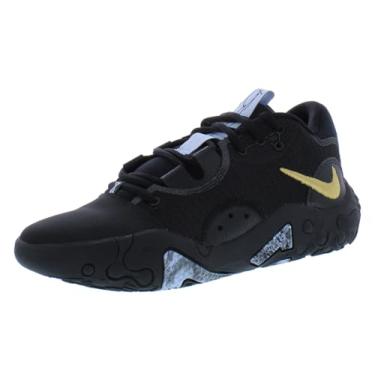 Imagem de Nike Tênis de basquete masculino PG 6 Paul George, Preto/dourado metálico, 4