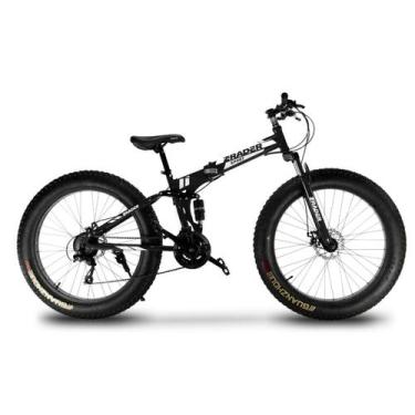 Imagem de  Bicicleta Aro 26" Dobrável Com Dupla Suspensão Fat Sport Z-Rader, Pre