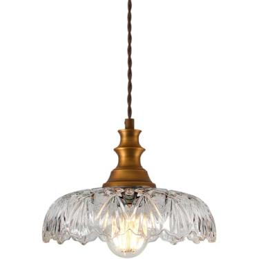 Imagem de Luminária pendente operada por bateria com controle remoto, luminária de teto recarregável com lâmpada regulável de 9 cores, sem instalação de fiação, luminária pendente alimentada por bateria para