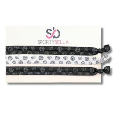 Imagem de Infinity Collection Faixas de cabeça de vôlei, acessórios de cabelo para meninas, 3 tiaras de vôlei, presente para jogadores e times de vôlei