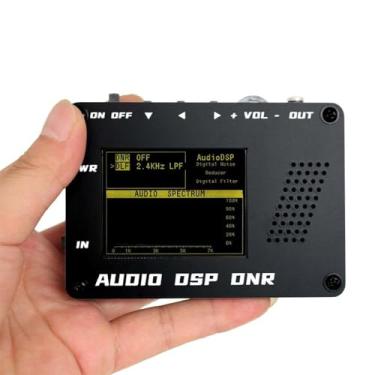 Imagem de Redução de ruído digital para alto-falante de rádio amador SSB com exibição de espectro de áudio para redutor de ruído DSP DNR filtro digital para espectro de áudio DSP