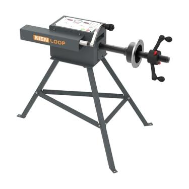 Imagem de Nienloop Máquina balanceadora de roda simples, com medidor de medição automática, para balanceamento de rodas, operação manual, carregada por USB