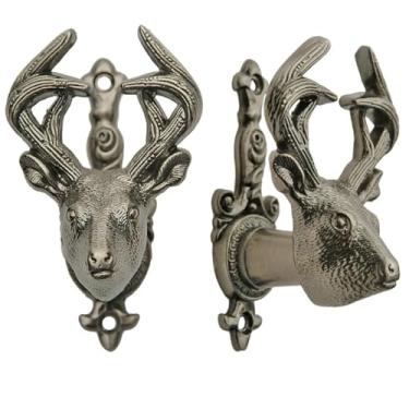 Imagem de Szco Supplies Gancho de espada de veado ajustável de metal fundido de 10 cm