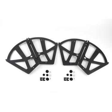 Imagem de Conjunto de Acessórios para Móveis para Casa, 4 Gavetas de Sapatos, Dobradiças de Armário, Placa Dobrável, Acessórios de Rack Giratório, Aumentam a Capacidade do Armário, 26x20cm