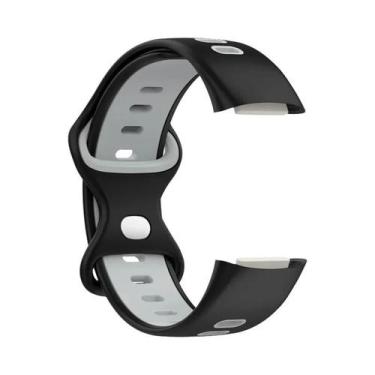 Imagem de Fitbit Charge 6 5 Silicone Sport Strap Substituição Smartwatch Band Pu