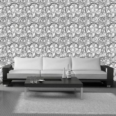 Imagem de Papel de Parede Adesivo - Círculos - 028ppa - Allodi