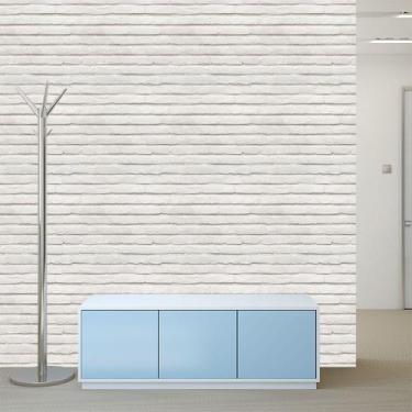 Imagem de Papel de Parede Adesivo - Tijolos Brancos - 070ppp - Allodi