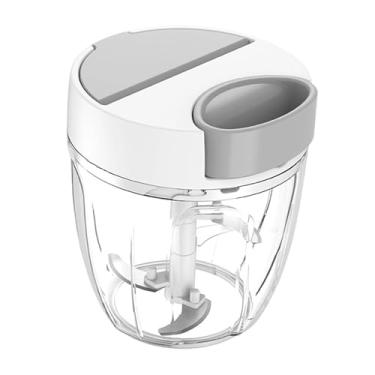 Imagem de Bothyi Moedor de alho, cortador de cebola, fácil limpeza, processador de alimentos manual, picador de vegetais para carne, pimenta, pimenta, vegetais, 900ml