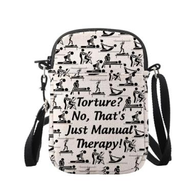 Imagem de WUSUANED Bolsa tiracolo divertida para terapia manual, presente de fisioterapia, massagista, presente, Bolsa de terapia manual