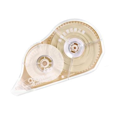 Imagem de WISOPTUS Fita corretiva bege de 3 metros de comprimento, deslizamento suave, sem resíduos, secagem rápida, perfeita para escola, material de escritório, artesanato, anotações, diário (1 pacote)