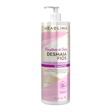 Imagem de Shampoo Desmaia Fios - Limpa e Hidrata Profundamente - HEADLINE Resultado de Salão - 1L