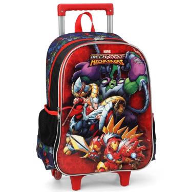 Imagem de Mochila de Rodinhas Sem Alça Luxcel Avengers Vermelho