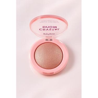 Imagem de Iluminador Facial Efeito Bronzeado Crystal Glow Ruby Rose, PEACH GLAM