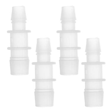 Imagem de Generic 4 peças de mangueira de plástico com encaixe de farpa de 1,27 cm a 3/20.3 cm adaptador de junta de emenda de emenda de aquário transparente