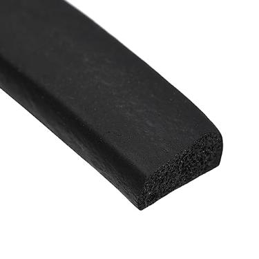 Imagem de Tira de vedação de borracha de espuma EPDM, remoção de clima para porta e janela, porta deslizante, vedação de porta à prova de som, 1 cm de largura x 100 cm de comprimento x 0,5 cm de espessura