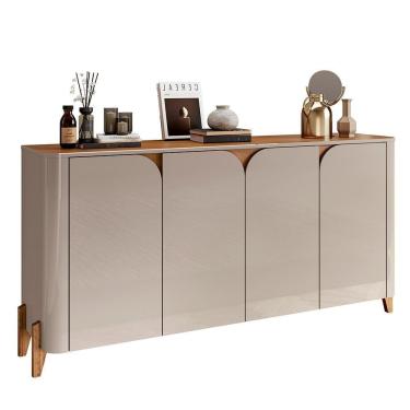 Imagem de Buffet Aparador Memphis 4 Portas Off White-cedro - Casa D Off White-cedro