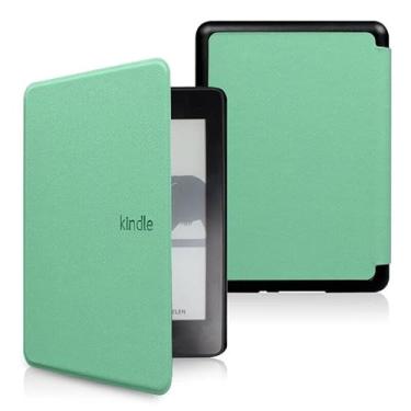 Imagem de Capa para Kindle 2024 11a geração Modelo RS23CV (Verde) + Pelicula fosca