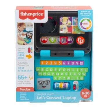 Imagem de Brinquedo Fisher Price Laptop De Aprendizagem - Mattel Hgw98