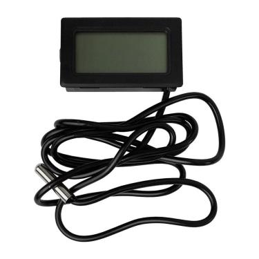 Imagem de Termômetro Digital Retangular Refrigeração Com Cabo 10 Unidades