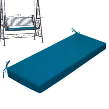 Imagem de Almofada de bancada de pátio, assento giratório para móveis de pátio, almofada de balanço antiderrapante, almofada de sofá resistente ao desbotamento, substituição de espreguiçadeira para sofá de