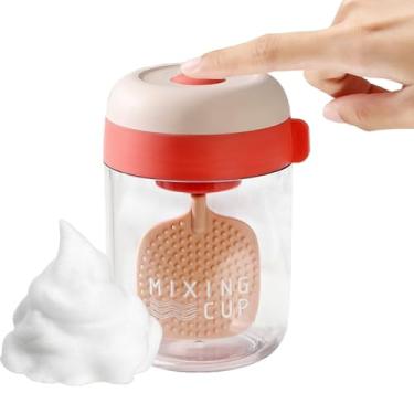 Imagem de Espuma de xampu – espuma de lavagem facial – garrafa elétrica recarregável para cuidados com a pele, limpeza, lavagem, beleza, casa, banho, banho, banho, gel de maquiagem