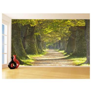 Imagem de Papel De Parede 3D Estrada Caminho Paisagem 3,5M Nes132 - Você Decora