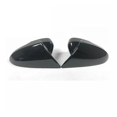 Imagem de Capa de espelho de asa de carro, para Fusion 2013-2023 pasta de fibra de carbono espelhos de buzina lateral traseira acabamento da capa traseira