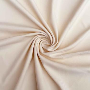 Imagem de Tecido de nylon elastano cor marfim, tecido esportivo fosco para roupa de banho, 80% nylon, 20% elastano, elasticidade em 4 direções 152 cm de largura para esportes, dança, ioga, costura - 2 jardas