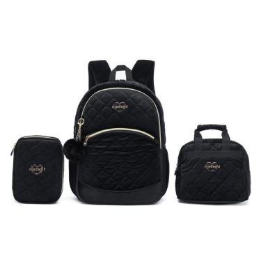 Imagem de Mochila Madami Bolsa Reforçada Lancheira Termica Estojo 12 Litros Espaçosa-Feminino