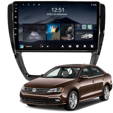 Imagem de Multimídia Adak 10P Jetta 2011 a 2017 2+64GB Quadcore Carplay Android Auto Gps