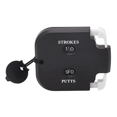 Imagem de Score Counter, Plastic 2 Digits Stroke Putts Counting Clicker with Auxiliary Zeroing Function, for 2 Players