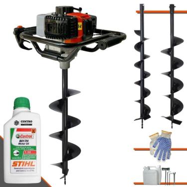 Imagem de Perfurador Vant Vps52 52cc + 3 Brocas + óleo Stihl 2t