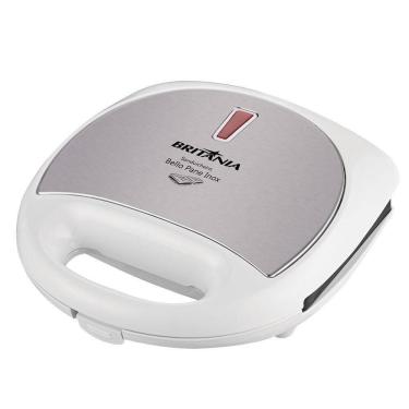 Imagem de Sanduicheira Britânia Bello Pane Antiaderente Inox 750W 220V