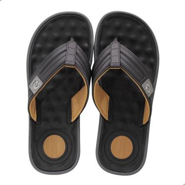 Imagem de Chinelo Cartago Alabama Preto/Castor/Grafite