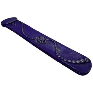 Imagem de Incensário Régua 27 Cm Universal Roxo Resina - Meta Atacado