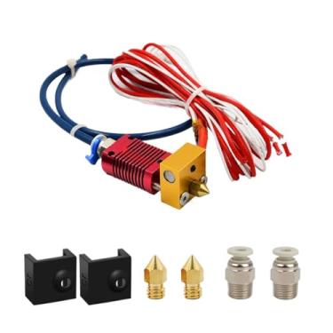 Imagem de Atualização Ender 3 Hotend - Extrusora montada com tubulação de PTFE, compatível com Creality Ender 3 Pro/Ender 3 V2 Hot End Kit(SET 3)