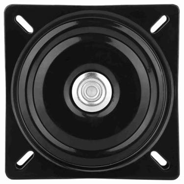 Imagem de CUOFYUNL Placa de montagem de base giratória de assento universal resistente de 360 ​​graus para cadeira de banco de bar (6 polegadas - grosso com miçangas)