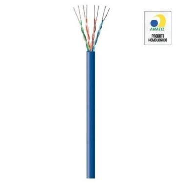 Imagem de Cabo Rede Cat5e Fortrek FK500C Cmx Azul - Cx /305