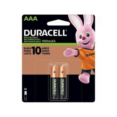 Imagem de Duracell Pilha Recarregável Aaa 900mah C/ 2