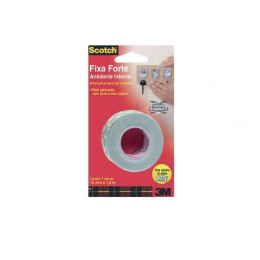 Imagem de Fita Dupla Face 3M Fixa Forte Esp Int 12Mmx1,5M 109 Blister
