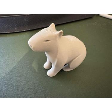 Imagem de Escultura de Capivara - Decoração para Casa - Supremo, Branco
