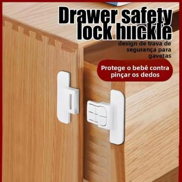 Imagem de Trava De Segurança Para Crianças, Para Porta De Casa, Gaveta, Geladeir