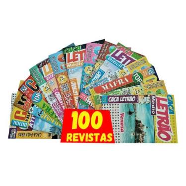 Imagem de 100 Revistas Caça Palavras Com Letra Grande Para Idosos - Play