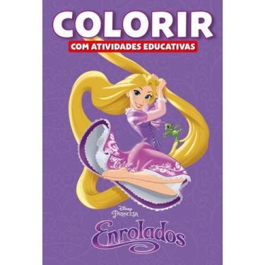 Imagem de Colorir Atividades Educativas Disney: Rapunzel - Bicho Esperto Distrib