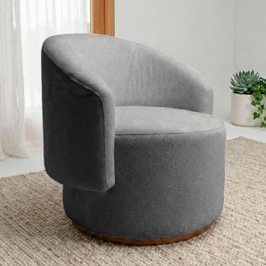 Imagem de Poltrona Decorativa Orgânica Espanha Sala e Recepção Bouclê