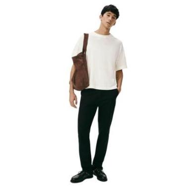 Imagem de Calça Masculina Hering Chino Reta Preta-Masculino