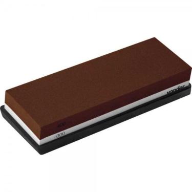 Imagem de Pedra Afiar Amolar Dupla Face Vonder Granulação 400 1000