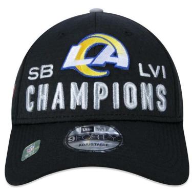 Imagem de BONÉ NEW ERA 940 LOS ANGELES RAMS SUPER BOWL CHAMPIONS NFP22BON282 PRETO-Masculino