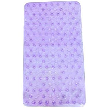 Imagem de Tapete Box Banheiro Retangular Antiderrapante 35x68cm Colorido - Cozy